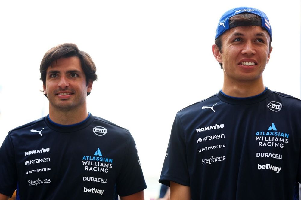 Carlos Sainz, Williams, Alexander Albon, Williams