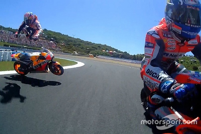 Pedrosa: “Estoy bien pero tengo líquido en la cadera”