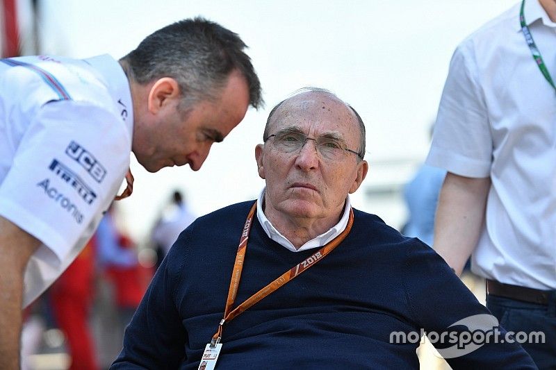Paddy Lowe, director t&eacute;cnico de Williams y Frank Williams