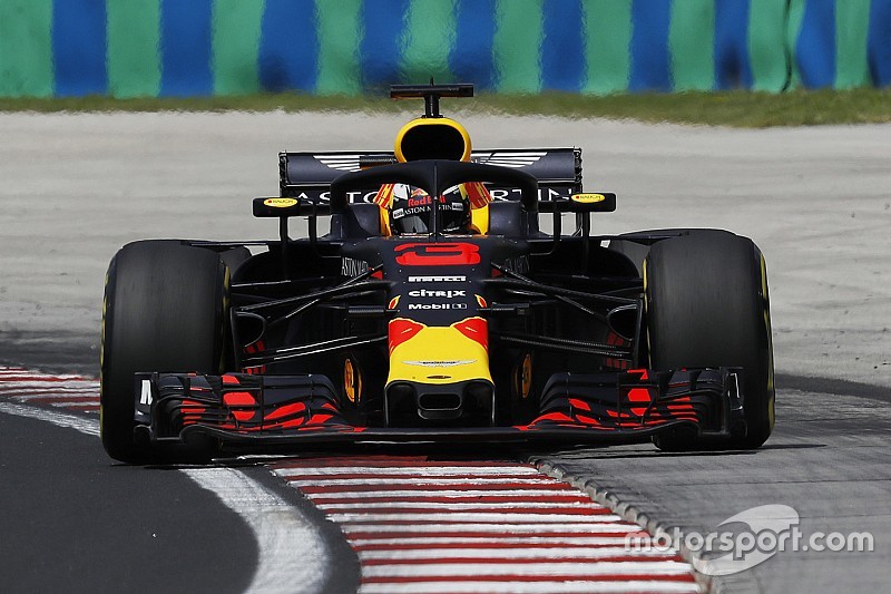 ハンガリーFP1:レッドブル好調、リカルドがトップタイム。ガスリー11番手