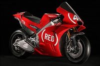 Aprilia vuelve a te&ntilde;irse de rojo en apoyo a lucha contra el sida