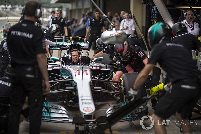 2017 pit stop şampiyonasını Mercedes kazandı