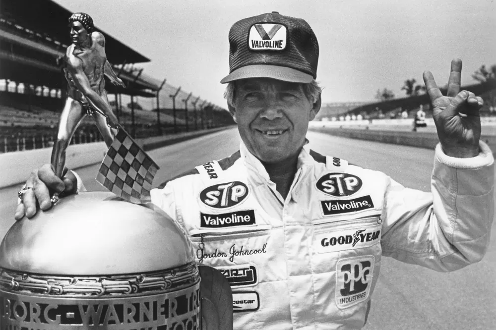 Gordon Johncock na tweede Indy 500-overwinning
