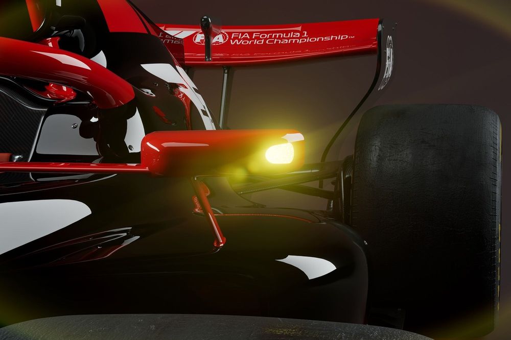 Render de un coche de F1 2026