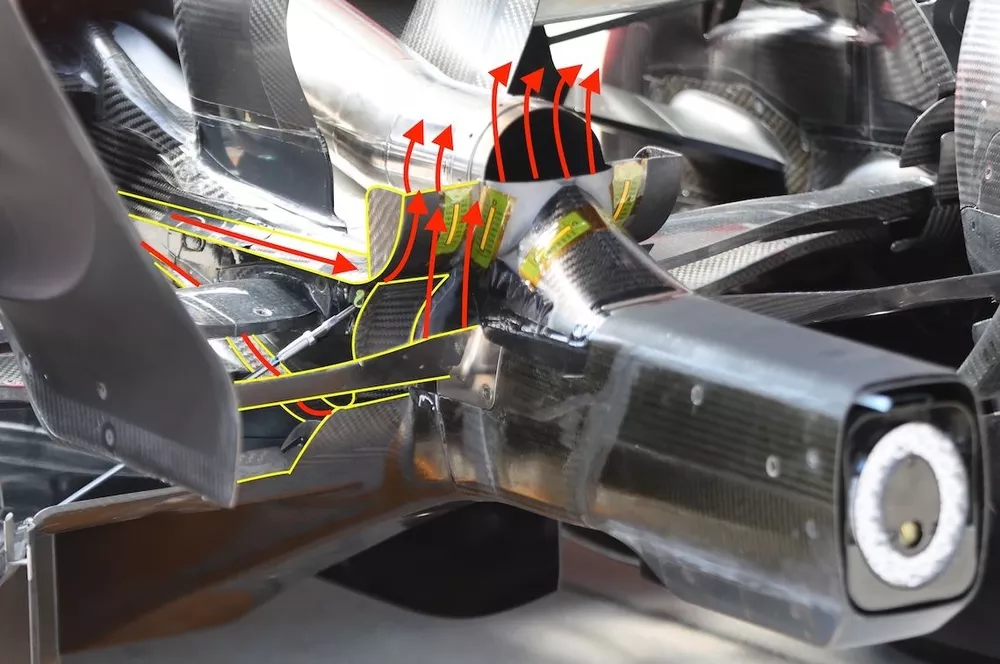 Detalle del  Ferrari SF-26