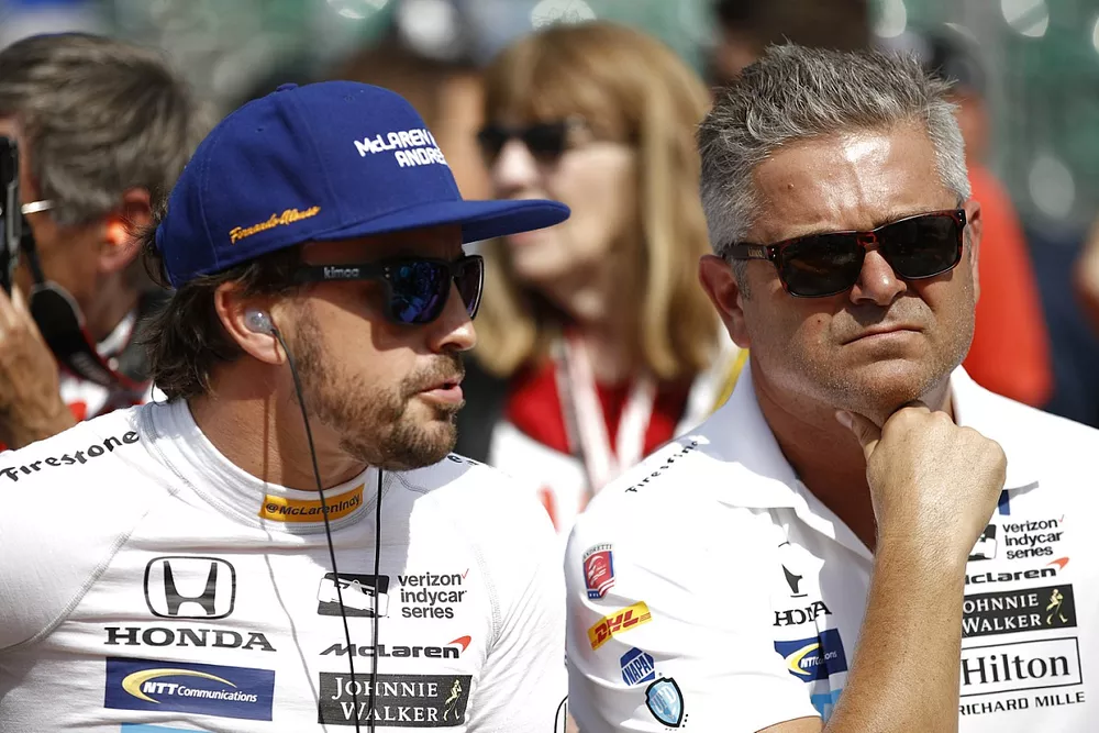 Fernando Alonso, Andretti Autosport Honda, Gil de Ferran