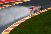 Sainz lidera sobre McLaren en una FP1 en Spa arruinada por lluvia