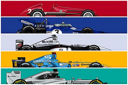 GALERIA: Os carros de mais sucesso na história da F1