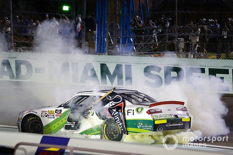 Tyler Reddick takes Xfinity title with surprise win at Homestead