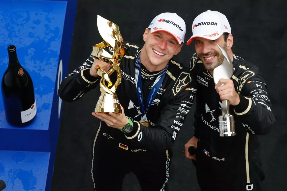 Podium : le vainqueur Maximilian Guenther, DS Penske, #f15#