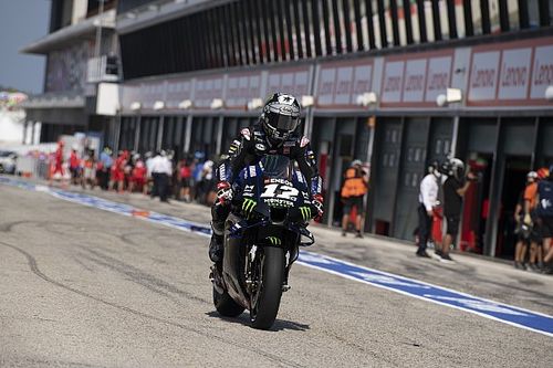 Vinales tops Misano MotoGP test, Morbidelli absent