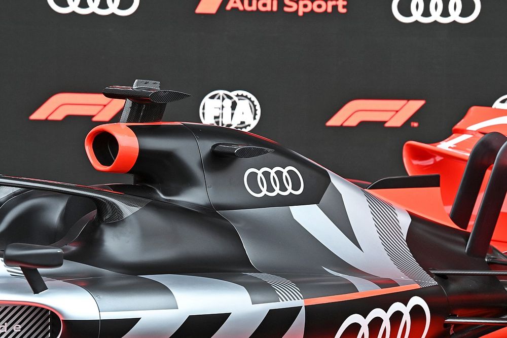 The new Audi Sport F1 concept car
