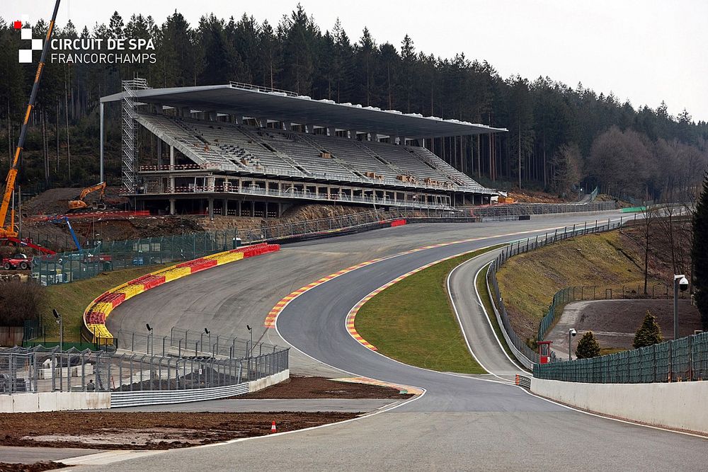 Las nuevas gradas de Spa-Francorchamps