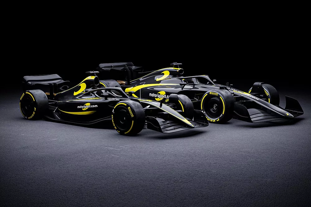 Concept Motorsport.com d'une F1 moderne aux proportions des ann&eacute;es 2000
