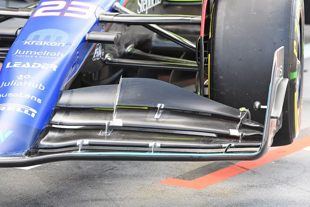 Williams FW45 technisch detail