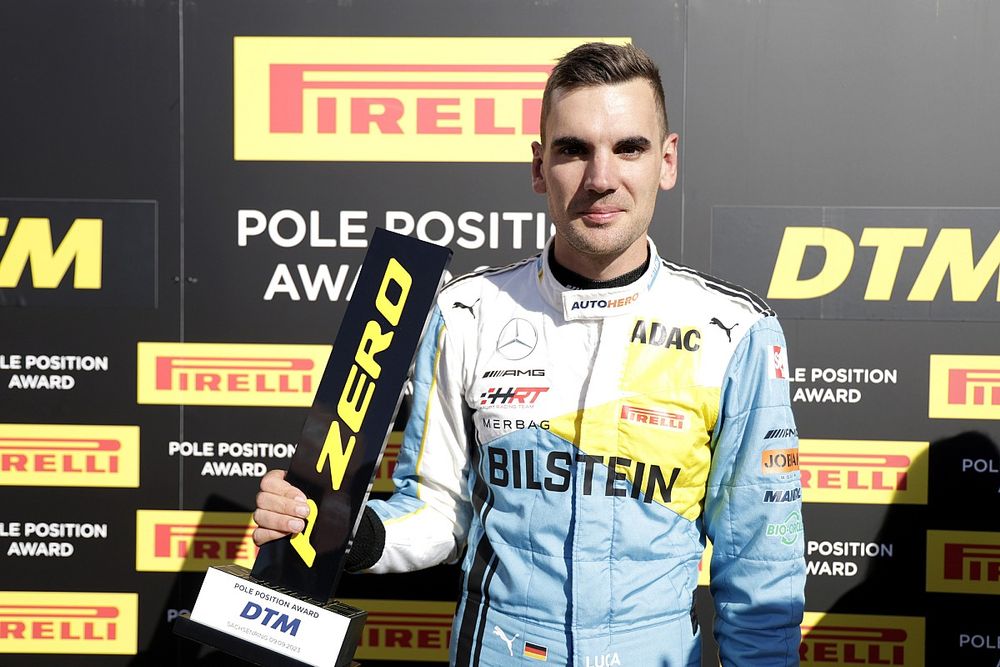 Pole sitter Luca Stolz, Mercedes-AMG Team HRT