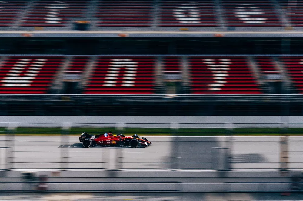 Lewis Hamilton, Ferrari Test Barcelona