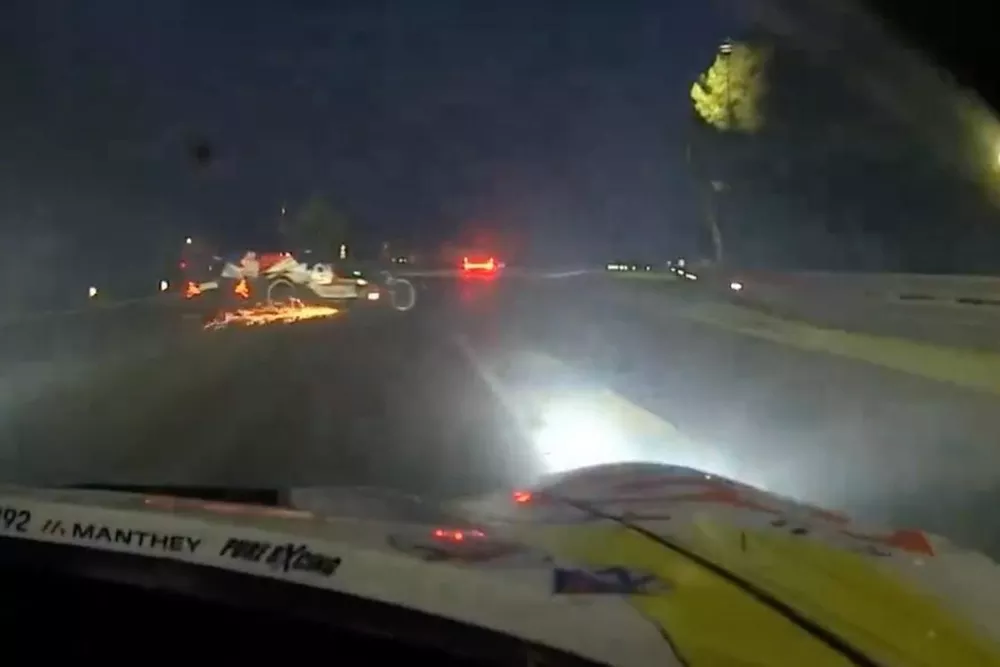 VIDEO: fuerte accidente entre Kubica y un BMW provoca safety car en Le Mans