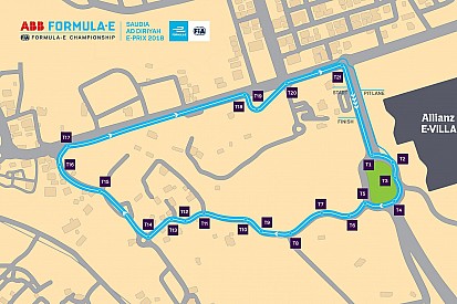 Svelato il layout del circuito di Riyadh per la Formula E