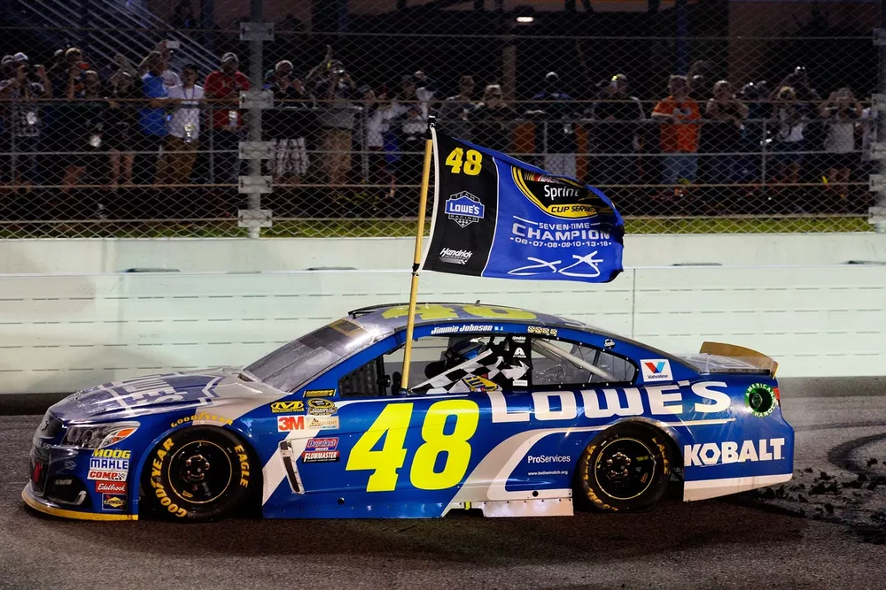 Jimmie Johnson after seventh NASCAR Cup title in 2016