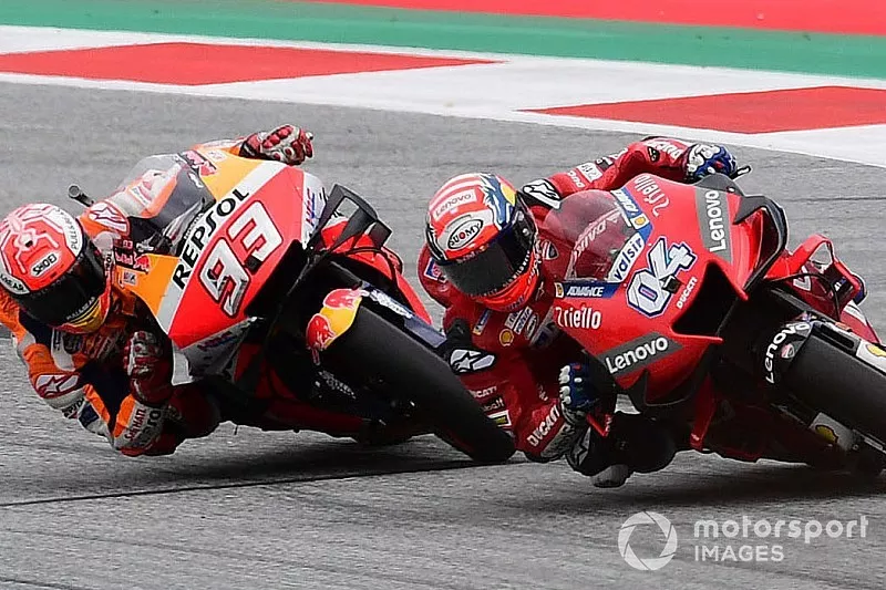 Andrea Dovizioso, Ducati Team, Marc Marquez, Repsol Honda Team