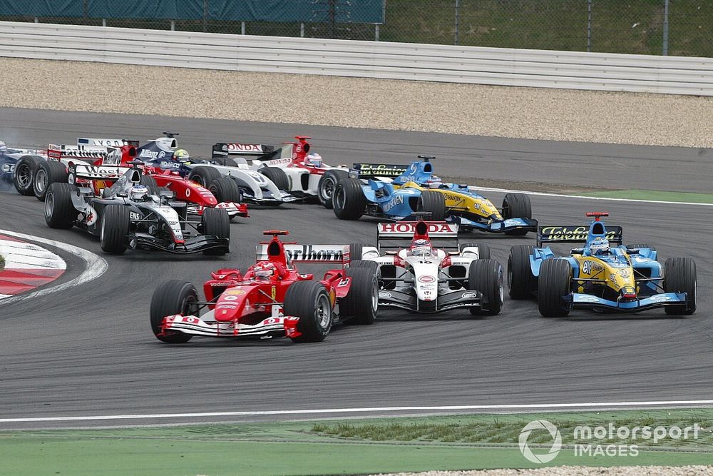 Michael Schumacher, Ferrari F2004 líder al inicio