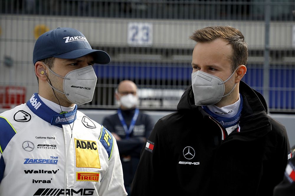 #13 Team Zakspeed Mobil Krankenkasse Racing Mercedes-AMG GT3 Evo: Jules Gounon, Igor Walilko