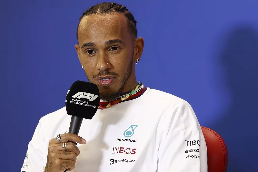 Lewis Hamilton, Mercedes AMG Persconferentie 