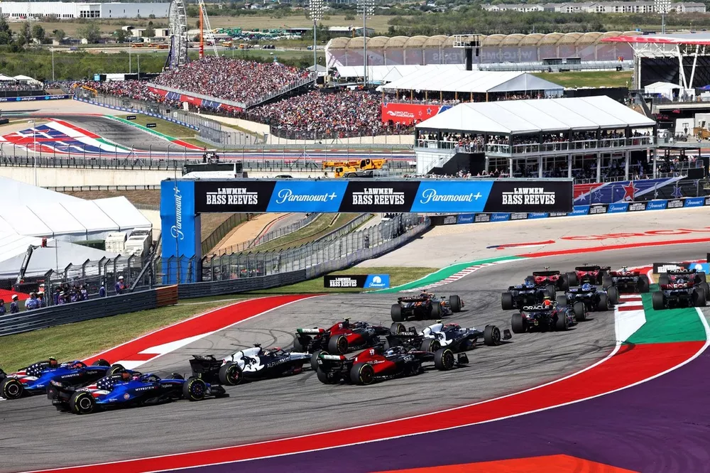 Salida del GP de Estados Unidos 2023 de F1