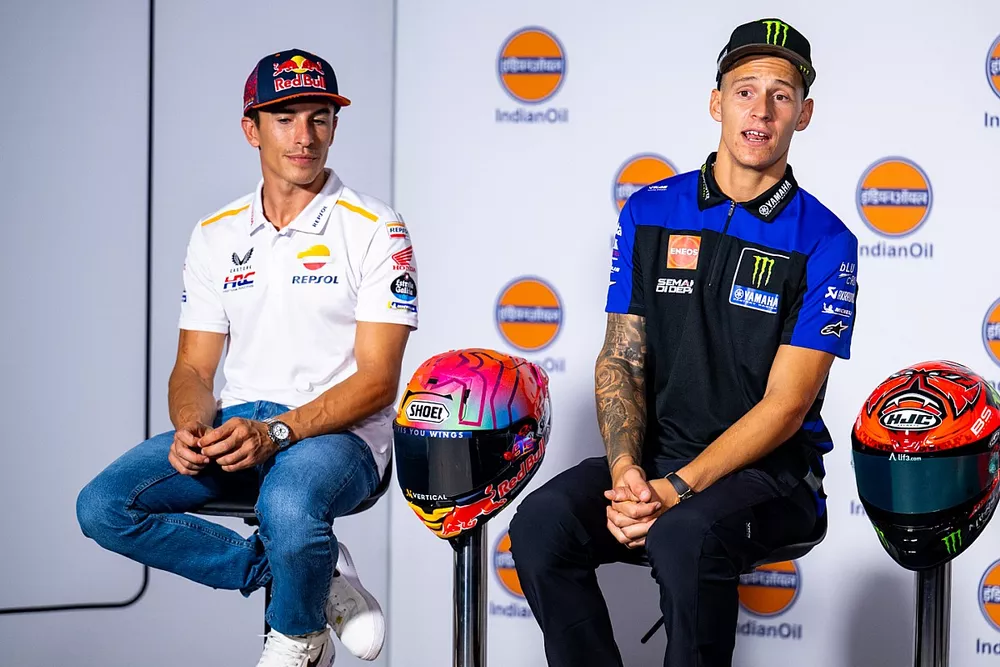 Marc Marquez, Repsol Honda Team, Fabio Quartararo, Yamaha Factory Racing