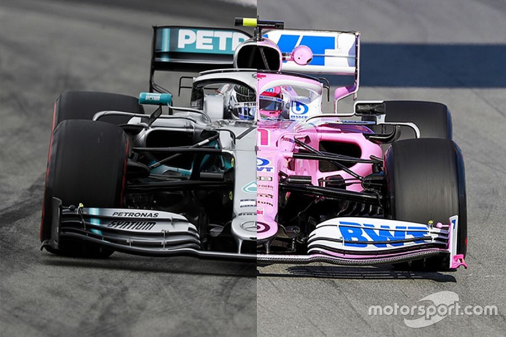 Comparaci&oacute;n Mercedes-Racing Point