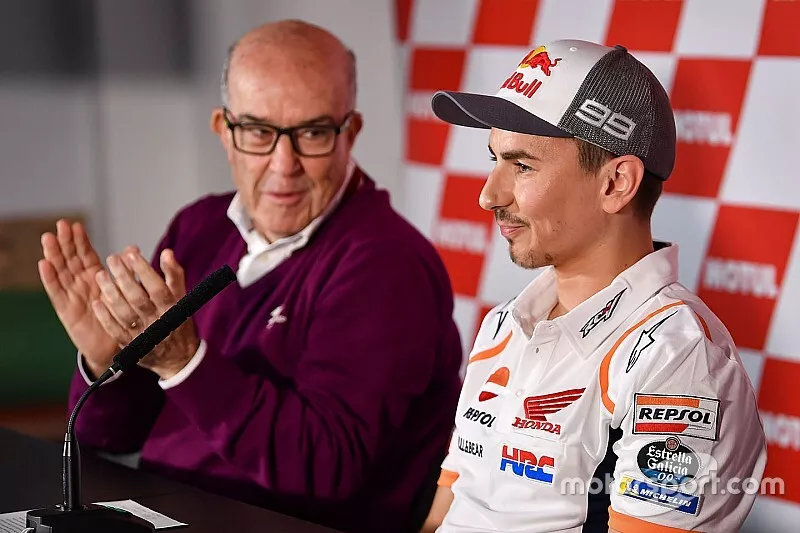 Jorge Lorenzo, Carmelo Ezpeleta, Dorna CEO 