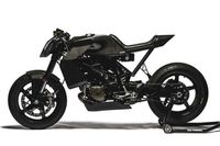 Esta Husqvarna custom, vendida en subasta, era de Charles Leclerc