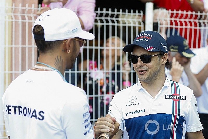 Lewis Hamilton, Mercedes AMG F1, Felipe Massa, Williams