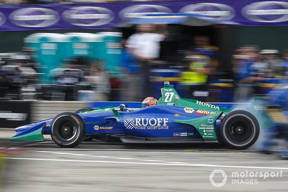 Alexander Rossi, Andretti Autosport Honda, Pit Stop