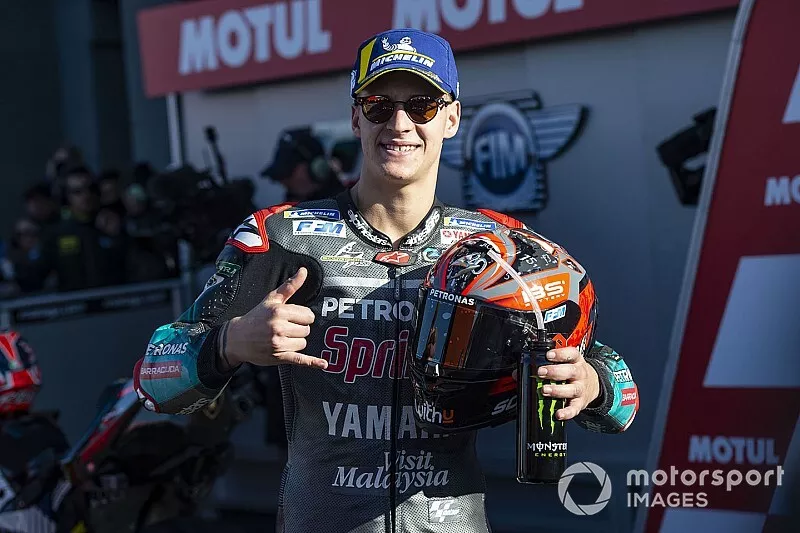 Il poleman Fabio Quartararo, Petronas Yamaha SRT