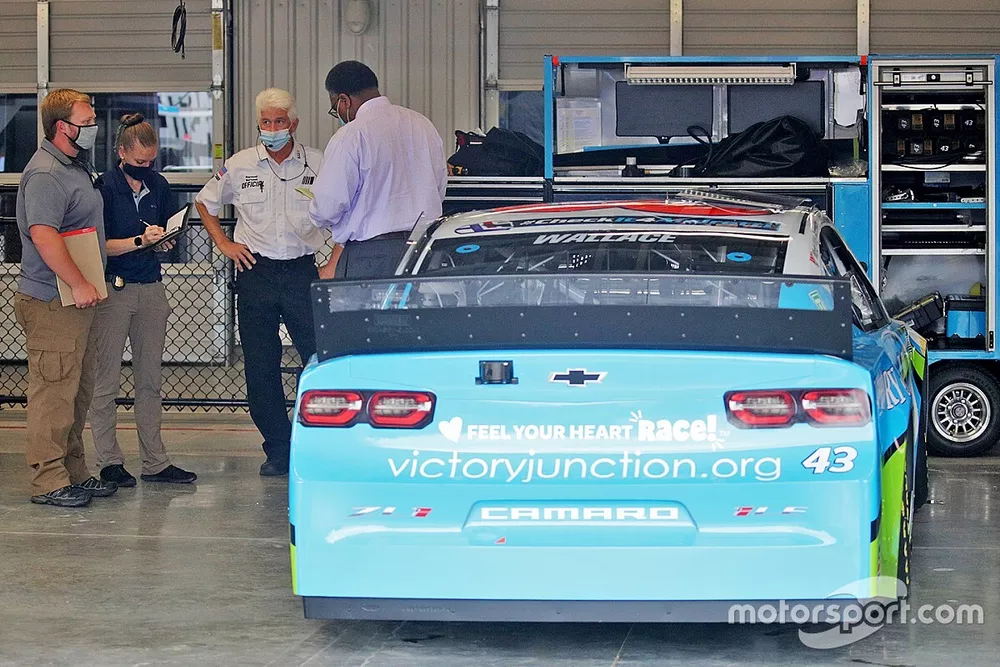 Investigation at Darrell Wallace Jr., Richard Petty Motorsports pit garage