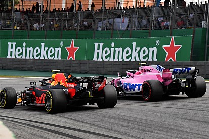 Gallery: Verstappen vs Ocon clash in pictures