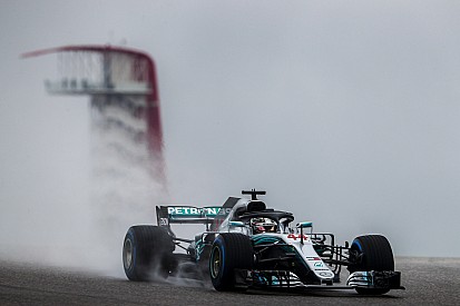FP1 GP Amerika: Hamilton kuasai trek basah, Gelael paling bawah
