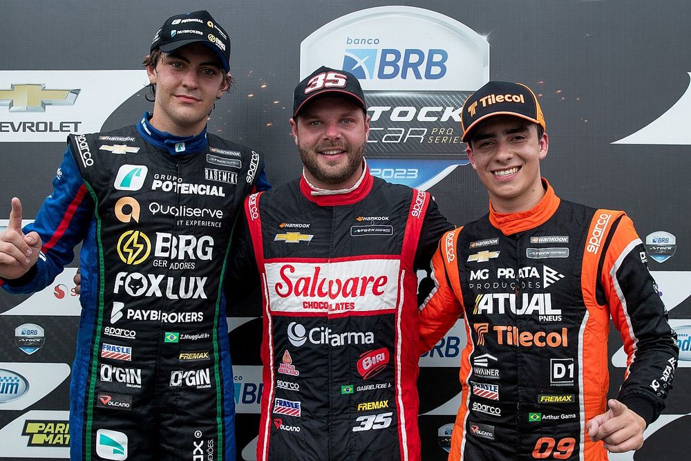 Zezinho Mugiatti, Gabriel Robe e Arthur Gama