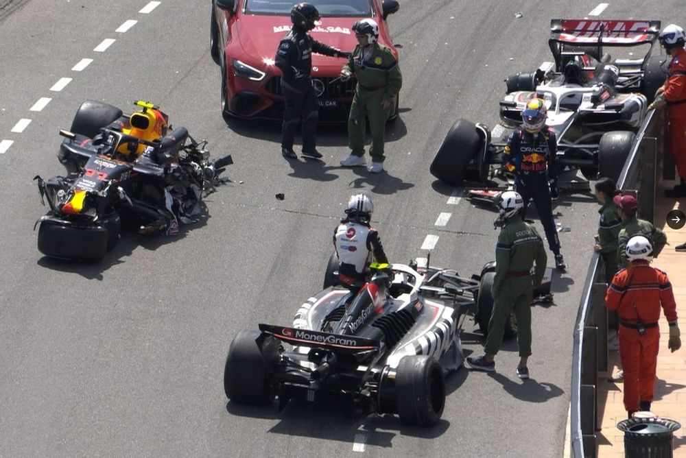 Accidente salida M&oacute;naco