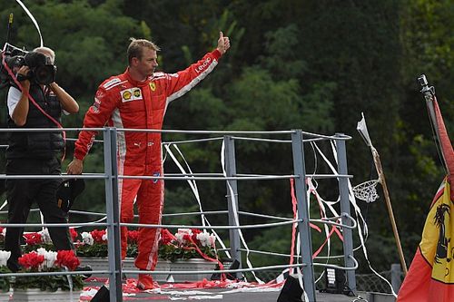 Raikkonen, con un segundo puesto en el podio 100 de su carrera en F1