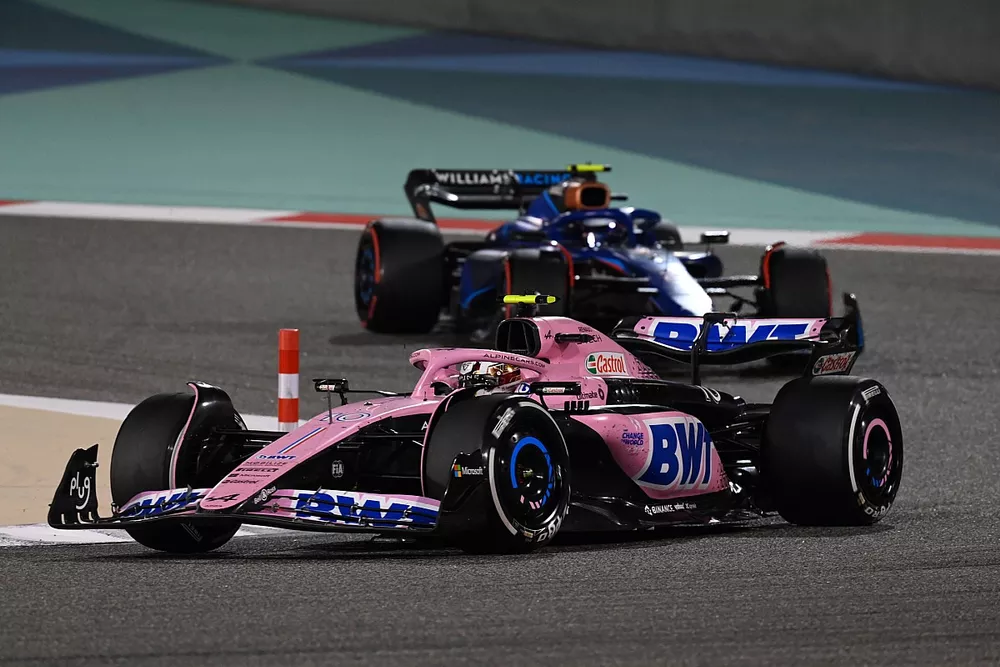 Pierre Gasly, Alpine A523, Logan Sargeant, Williams FW45