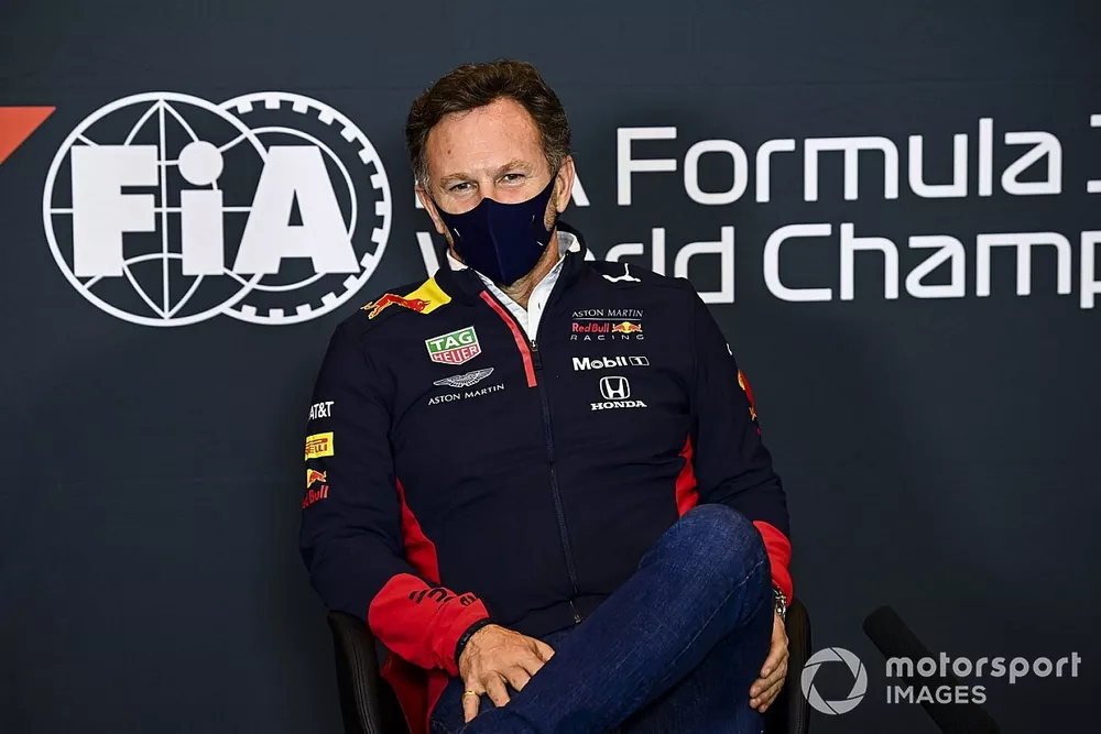 Christian Horner, Team Principal, Red Bull Racing, in a Press Conference