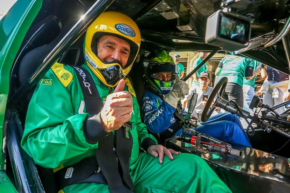 Reginaldo Leme e Felipe Massa