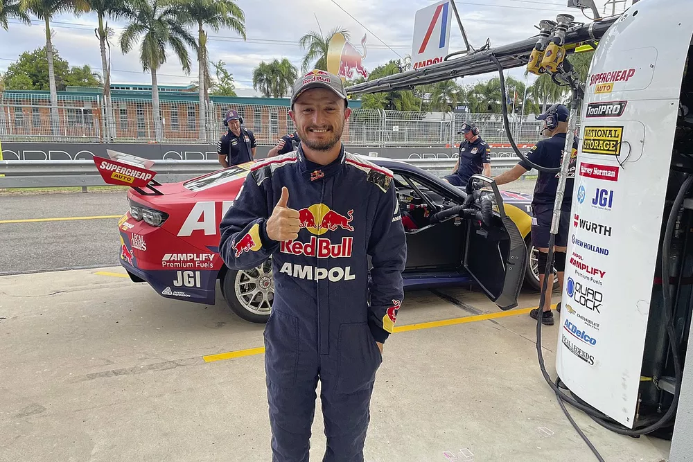 Taxi ride Jack Miller with Shane van Gisbergen, Triple Eight Race Engineering Chevrolet Camaro ZL1