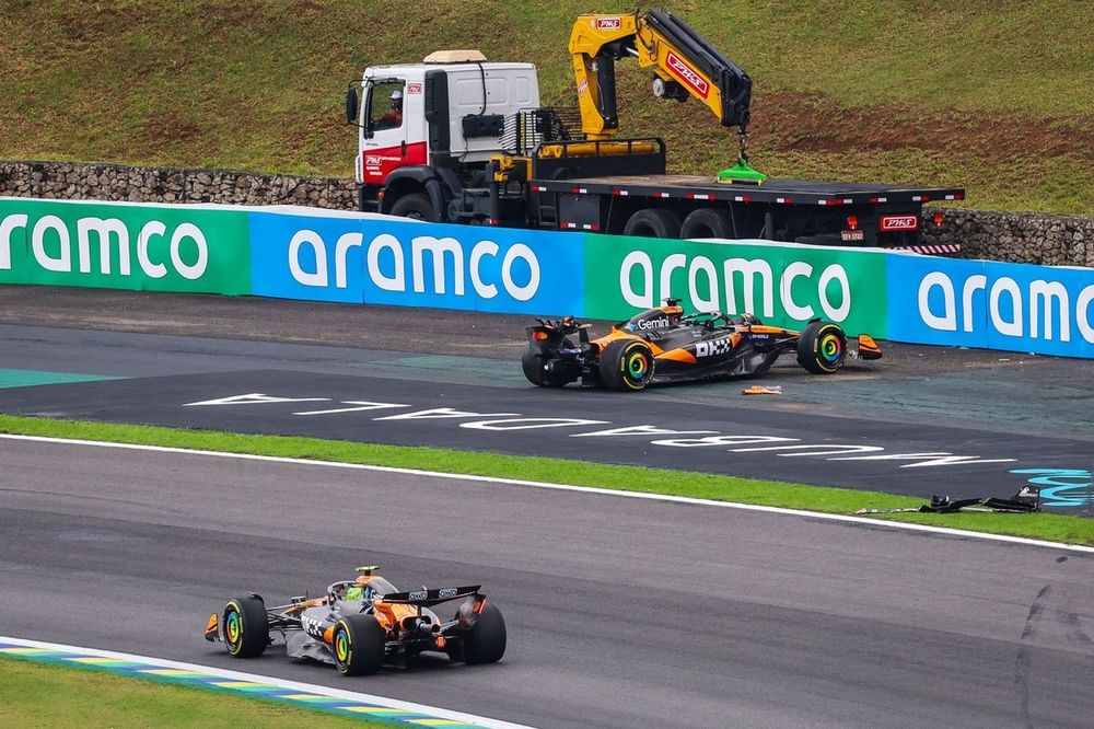 Andrea Stella respalda a Oscar Piastri para una rápida recuperación tras el "implacable" choque en el Sprint de F1 de Brasil