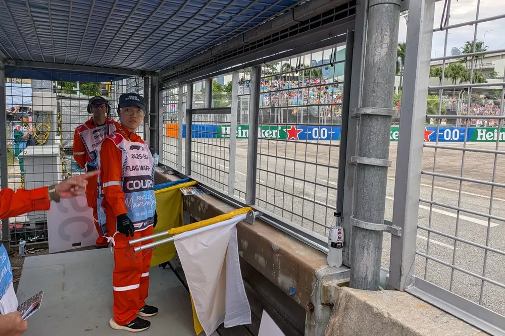 Marshals trabajando en Singapur