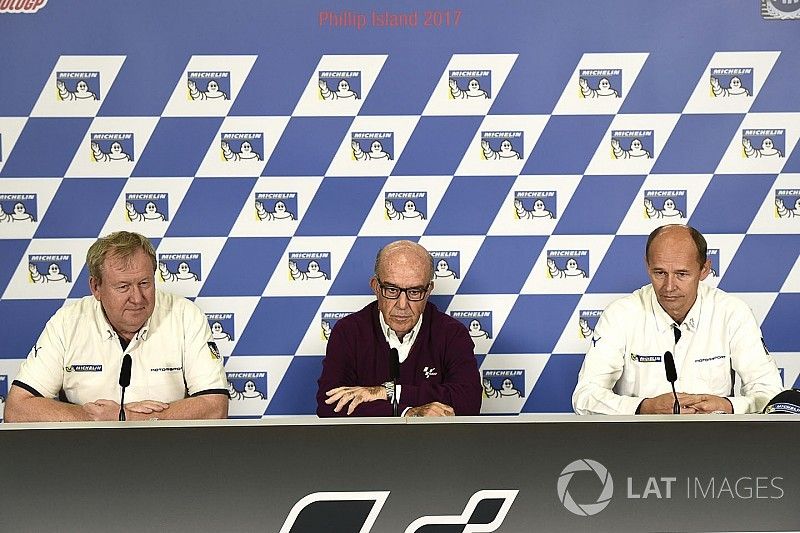 Pascal Couasnon, Michelin, Carmelo Carmelo Ezpeleta, CEO Dorna Sports, Nicolas Goubert, , Michelin