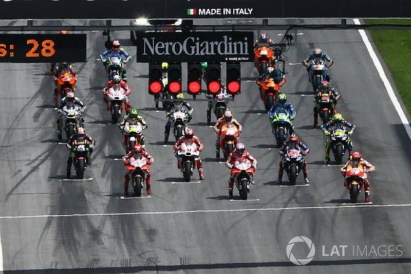 Acción en la largada